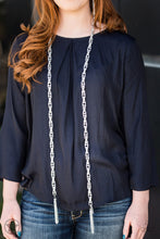 Load image into Gallery viewer, SCARFed for Attention - Silver Paparazzi Accessories