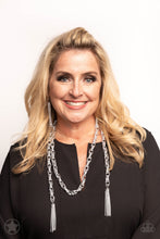 Load image into Gallery viewer, SCARFed for Attention - Silver Paparazzi Accessories