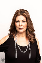 Load image into Gallery viewer, SCARFed for Attention - Silver Paparazzi Accessories