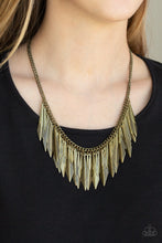Load image into Gallery viewer, The Thrill-Seeker - Brass Paparazzi Accessories