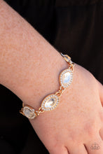 Load image into Gallery viewer, Next-Level Sparkle - Gold Paparazzi Accessories