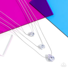 Load image into Gallery viewer, Lustrous Layers - White Paparazzi Accessories