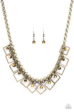 Load image into Gallery viewer, GEO Down In History  - Brass Paparazzi Accessories

