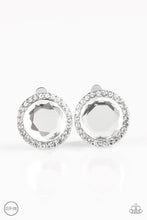 Load image into Gallery viewer, Paparazzi Accessories - Positively Princess - White Clip-On
