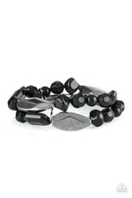 Load image into Gallery viewer, Rockin Rock Candy - Black Paparazzi Accessories

