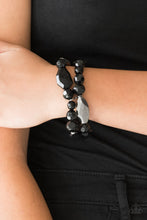 Load image into Gallery viewer, Rockin Rock Candy - Black Paparazzi Accessories
