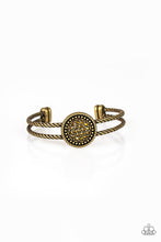 Load image into Gallery viewer, Definitely Dazzling - Brass Paparazzi Accessories
