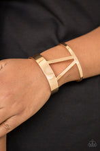 Load image into Gallery viewer, Rural Ruler - Gold Paparazzi Accessories
