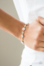 Load image into Gallery viewer, Starstruck Sparkle - Gold Paparazzi Accessories

