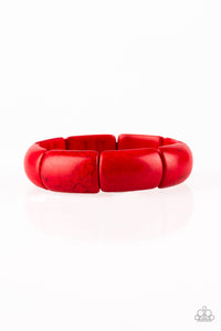 Paparazzi Accessories - Peace Out - Red