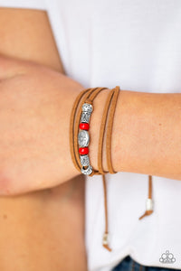 Clear A Path - Red Paparazzi Accessories