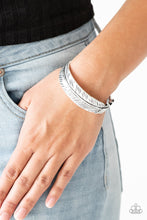 Load image into Gallery viewer, Tran-QUILL-ity - Silver Paparazzi Accessories
