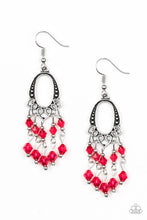 Load image into Gallery viewer, Not The Only Fish In The Sea - Red Paparazzi Accessories
