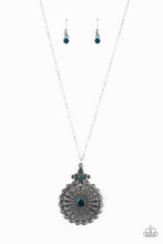 Load image into Gallery viewer, Walk On The WILDFLOWER Side - Blue Paparazzi Accessories
