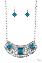 Load image into Gallery viewer, Feeling Inde-PENDANT - Blue Paparazzi Accessories
