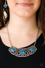 Load image into Gallery viewer, Feeling Inde-PENDANT - Blue Paparazzi Accessories
