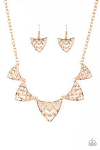 Load image into Gallery viewer, Welcome To The Lions Den - Gold Paparazzi Accessories
