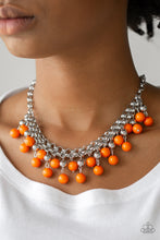 Load image into Gallery viewer, Friday Night Fringe - Orange Paparazzi Accessories
