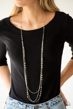 Load image into Gallery viewer, Colorful Cadence - Orange Paparazzi Accessories
