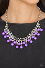 Load image into Gallery viewer, Friday Night Fringe - Purple Paparazzi Accessories
