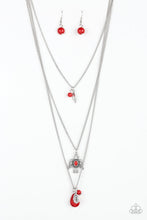 Load image into Gallery viewer, Soar With The Eagles - Red Paparazzi Accessories
