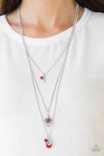 Load image into Gallery viewer, Soar With The Eagles - Red Paparazzi Accessories
