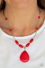 Load image into Gallery viewer, Explore The Elements - Red Paparazzi Accessories
