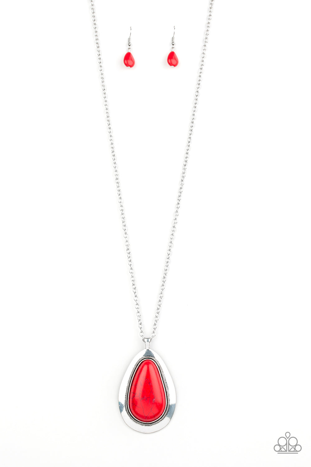 BADLAND To The Bone - Red Paparazzi Accessories