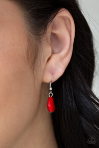 BADLAND To The Bone - Red Paparazzi Accessories
