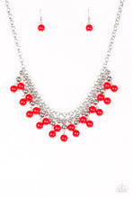 Load image into Gallery viewer, Friday Night Fringe - Red Paparazzi Accessories
