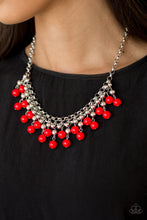 Load image into Gallery viewer, Friday Night Fringe - Red Paparazzi Accessories
