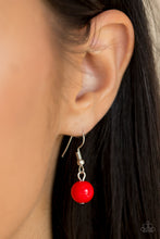 Load image into Gallery viewer, Friday Night Fringe - Red Paparazzi Accessories
