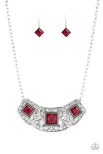 Load image into Gallery viewer, Feeling Inde-PENDANT - Red Paparazzi Accessories
