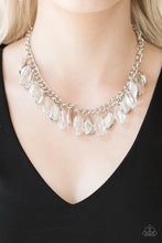 Load image into Gallery viewer, Fringe Fabulous - White Paparazzi Accessories
