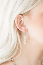 Load image into Gallery viewer, Fringe Fabulous - White Paparazzi Accessories
