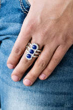 Load image into Gallery viewer, Rio Trio - Blue Paparazzi Accessories
