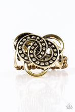 Load image into Gallery viewer, Dizzying Distraction - Brass Paparazzi Accessories
