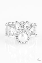 Load image into Gallery viewer, Paparazzi Accessories - Crown Coronation - White
