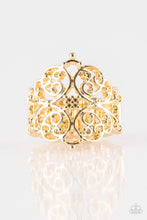 Load image into Gallery viewer, Victorian Valor - Gold Paparazzi Accessories
