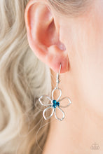 Load image into Gallery viewer, Hoppin Hibiscus - Blue Paparazzi Accessories
