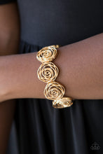 Load image into Gallery viewer, Beat Around The ROSEBUSH - Gold Paparazzi Accessories
