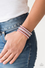 Load image into Gallery viewer, Rollin In Rhinestones - Pink Paparazzi Accessories
