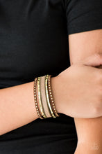 Load image into Gallery viewer, Seize The Sass - Brass Paparazzi Accessories

