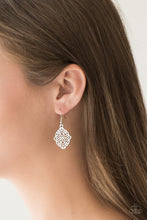 Load image into Gallery viewer, Flirty Florals - Silver Paparazzi Accessories
