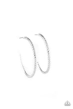Load image into Gallery viewer, HOOP, Line, and Sinker - Silver Paparazzi Accessories
