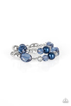 Load image into Gallery viewer, Downtown Dazzle - Blue Paparazzi Accessories
