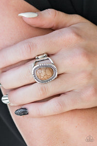 Out On The Range - Brown Paparazzi Accessories
