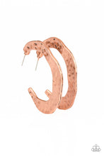 Load image into Gallery viewer, The HOOP Up - Copper Paparazzi Accessories
