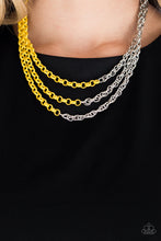 Load image into Gallery viewer, Turn Up The Volume - Yellow Paparazzi Accessories

