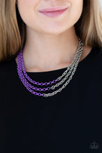 Load image into Gallery viewer, Turn Up The Volume - Purple Paparazzi Accessories

